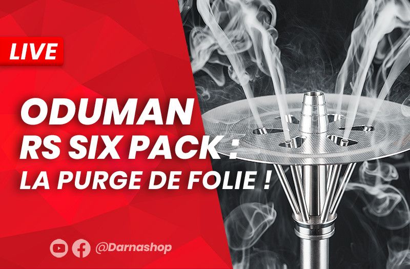 Oduman nieuws: onze mening over de Oduman Six Pack RS19 waterpijp